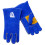 2519B-M Welding Gloves, Blue B-Series, Side Split Cowhide, Foam Lined Back, Medium 1