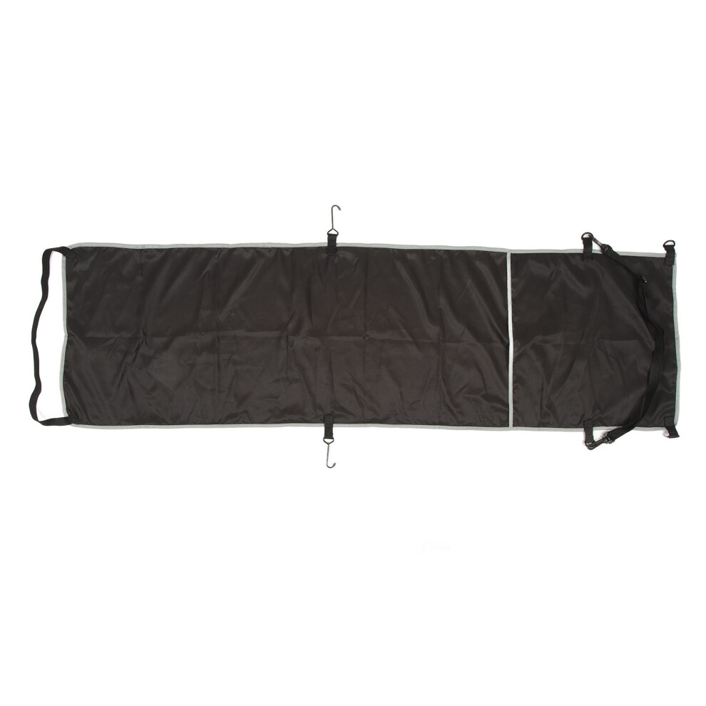 Black Airplane Footrest Hammock Cover Ergonomic Improve