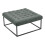 Living And Home (Grey) Square Linen Footstool with Metal Frame 4
