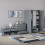 Vida Designs (Grey) Riano 4 Piece Bedroom Set 13 2