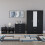 Vida Designs (Black) Riano 4 Piece Bedroom Set 13 5