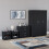 Vida Designs (Black) Riano 4 Piece Bedroom Set 7 1