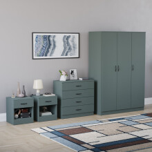 (Jasper Green) Riano 4 Piece Bedroom Set 7