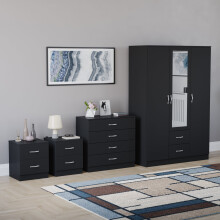 (Black) Riano 4 Piece Bedroom Set 15
