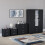 Vida Designs (Black) Riano 4 Piece Bedroom Set 15 1