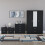 Vida Designs (Black) Riano 4 Piece Bedroom Set 15 5
