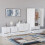 Vida Designs (White) Riano 4 Piece Bedroom Set 6 2