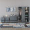 Vida Designs (Grey) Riano 4 Piece Bedroom Set 11 3