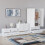 Vida Designs (White) Riano 4 Piece Bedroom Set 3 2