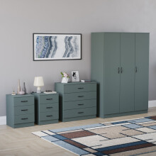 (Jasper Green) Riano 4 Piece Bedroom Set 11