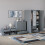 Vida Designs (Grey) Riano 4 Piece Bedroom Set 14 2