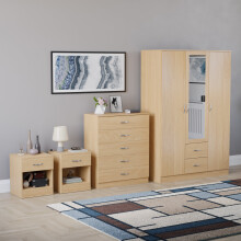 (Pine) Riano 4 Piece Bedroom Set 14