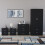 Vida Designs (Black) Riano 4 Piece Bedroom Set 3 5