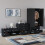 Vida Designs (Black) Riano 4 Piece Bedroom Set 1 2
