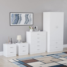 (White) Riano 4 Piece Bedroom Set 4