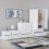 Vida Designs (White) Riano 4 Piece Bedroom Set 4 2