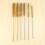 6 Pcs Brass Tube Cleaning Brush Wire Brush Set 6