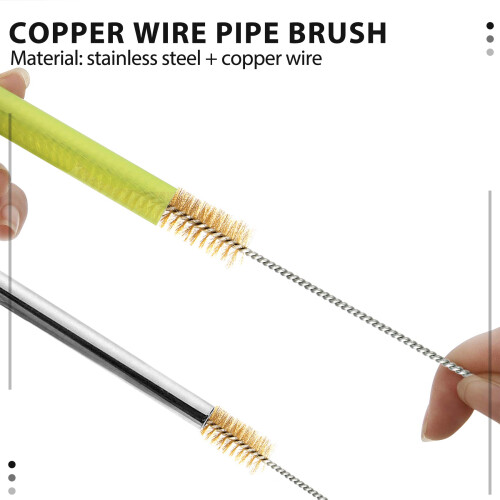 6 Pcs Brass Tube Cleaning Brush Wire Brush Set 1