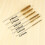 6 Pcs Brass Tube Cleaning Brush Wire Brush Set 5