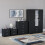Vida Designs (Black) Riano 4 Piece Bedroom Set 16 1