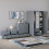 Vida Designs (Grey) Riano 4 Piece Bedroom Set 16 2