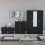 Vida Designs (Black) Riano 4 Piece Bedroom Set 16 5