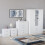 Vida Designs (White) Riano 4 Piece Bedroom Set 16 1