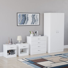 (White) Riano 4 Piece Bedroom Set 20