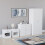 Vida Designs (White) Riano 4 Piece Bedroom Set 20 1
