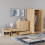 Vida Designs (Pine) Riano 4 Piece Bedroom Set 20 2