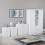 Vida Designs (White) Riano 4 Piece Bedroom Set 17 1
