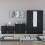 Vida Designs (Black) Riano 4 Piece Bedroom Set 17 5