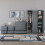 Vida Designs (Grey) Riano 4 Piece Bedroom Set 12 3