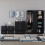 Vida Designs (Black) Riano 4 Piece Bedroom Set 12 3