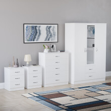 (White) Riano 4 Piece Bedroom Set 18