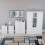 Vida Designs (White) Riano 4 Piece Bedroom Set 18 5