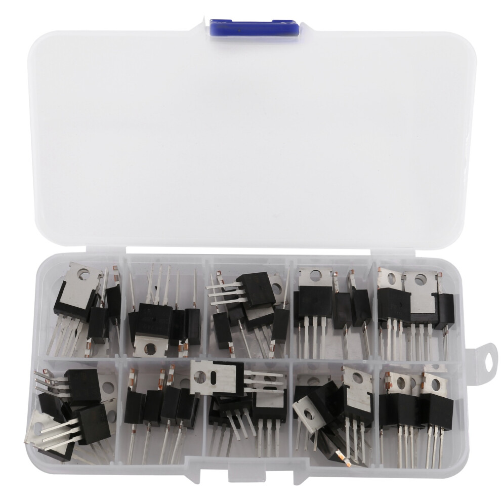 50Pcs 10Types Irf Series Mosfet Transistors Assortment Kit 4712661005145
