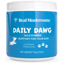 Real Mushrooms, Päivittäinen Dawg Bulk Powder, Koirille, 2,65 oz (75 g)