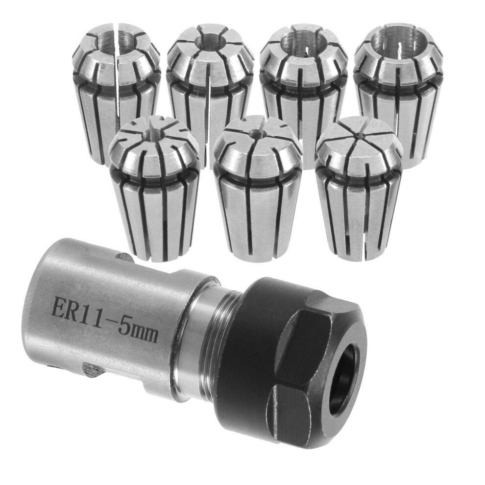 7Pcs ER11 1-7mm Spring Collets with 5mm Motor Shaft Extension Rod-image-OPC-PHZVC7R-NEW