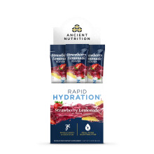Ancient Nutrition, Nopea Hoidontuotto, Strawberry Lemonade, 15 On-The-Go Stikkipakkaus, 0.2 oz (6.1 g) Kussakin