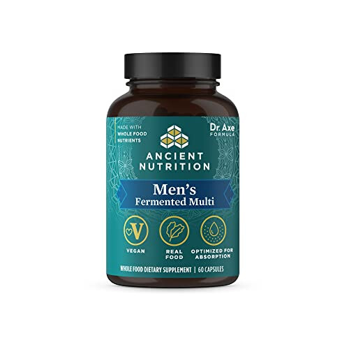 Ancient Nutrition, Męski Multi fermentowany, 60 kapsułek