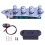 5 Jazz Bass Loaded Wired Control Plate för 4/5-strängad bas 1