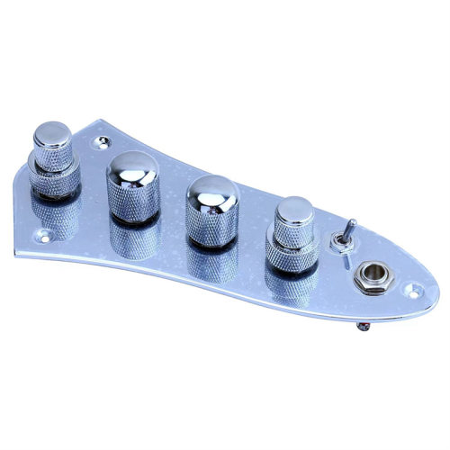 5 Jazz Bass Loaded Wired Control Plate för 4/5-strängad bas 1