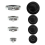 Universal Burner Crown Flame Cap Oven Cooker Hob Gas for ,Concave 3