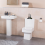 Set of 2 Bathroom Trays, Black Silicone Storage Tray(Rectangle) 7