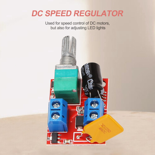 Mini DC Motor PWM Speed Controller 3/6/12/24/35VDC 90W 5A LED Dimmer 1