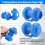 12 stuks trampoline doppen 25 mm, trampoline einddoppen 6