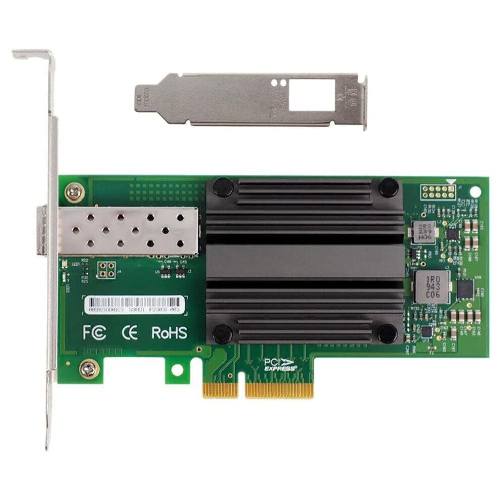 82599-1Sfp/X520-Da1/E10g41btda Pcie2.0 X4 10G Nic Single Port Fiber Optic Server Network Card 82599En Chip, 6276012716978