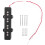 Micro chevalet silencieux pour basse électrique Pro, type ouvert, noir, 95 x 18,3 mm 1