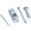 Motorcykel hydraulisk kopplingsstång bromspump M10x1.25mm silver 4